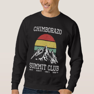 Chimborazo-Gipfelclub-Sonnenwanderung-Ecuador-Hoch Sweatshirt