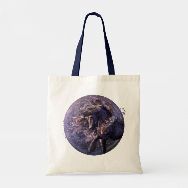 Chimera Black Rose Tote Bag Tragetasche (Rückseite)