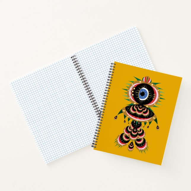 Chimera - Fish Bird Notebook Notizbuch (Innenseite)