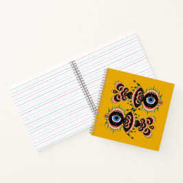 Chimera - Fish Bird Square Notebook Notizbuch