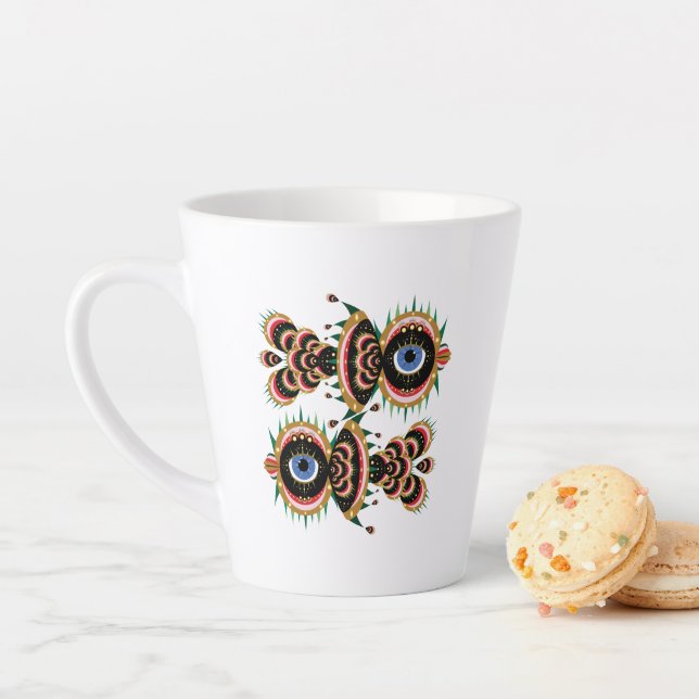 Chimera - Latte Tasse von Fischvögeln (Beispiel)