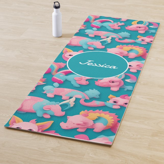 Chimera Pastel Personalisiertes Muster Yogamatte (Beispiel)