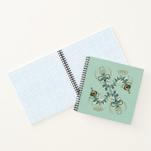 Chimera - Peacock Seahorse Carré Carnet