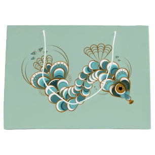 Chimera - Peacock Seahorse Grand sac cadeau
