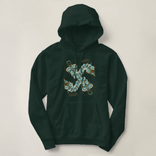 Chimera - Peacock Seahorse Pullover Sweat - shirt 