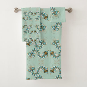 Chimera - Peacock Seahorse Serviette Ensemble