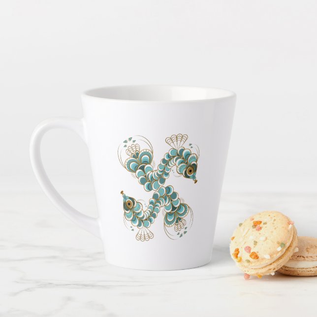 Chimera - Peacock Seepferd Latte Tasse (Beispiel)