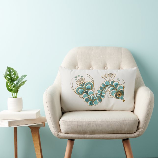 Chimera - Peacock Seepferd Lumbar Pillow Lendenkissen (Stuhl )