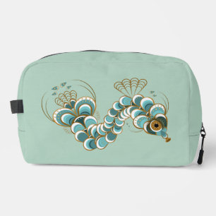Chimera - Peacock Seepferd Pistachio Toilettenbeut Waschbeutel