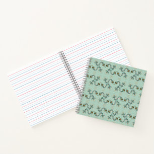 Chimera - Peacock Seepferd Square Notebook Notizbuch