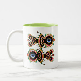 Chimera - Tasse von Fischvögeln