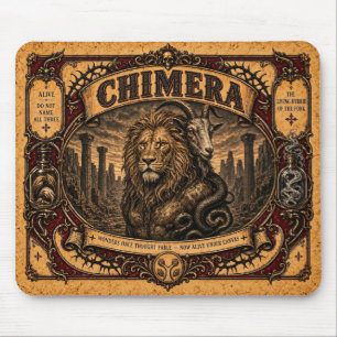 Chimera, Vintage Zirkus-Monster Mousepad