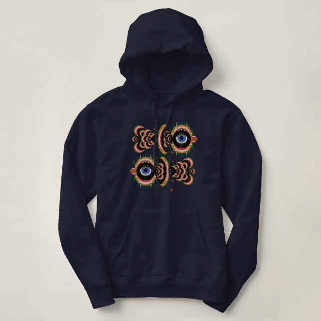 Chimera - Vogelpullover Hoodie (Design vorne)
