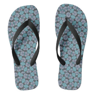 Chimie biologique Paire bleue des tongs