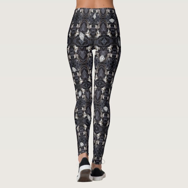 Chimigos - Chihuahuas und Diamonds Leggings (Rückseite)