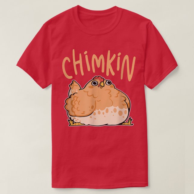 Chimkin Funny Fats Hühnchen  T-Shirt (Design vorne)