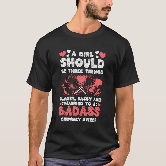 Chimney Cleaner Chimney Sweep Friend Chimney Sweep T-Shirt (Vorderseite)