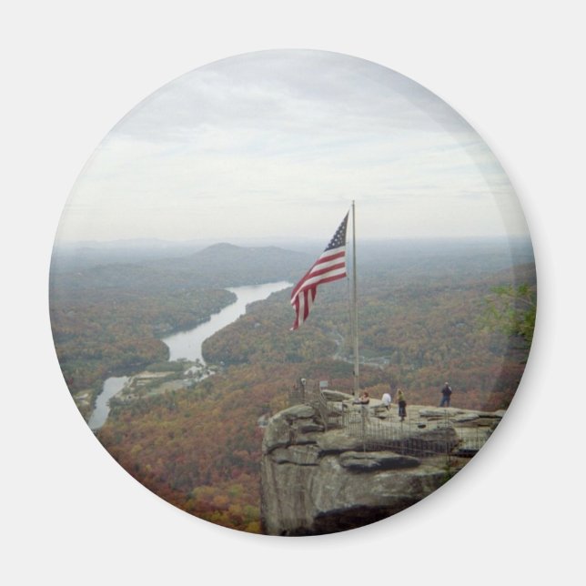 Chimney Rock Mountain Magnet (Vorne)
