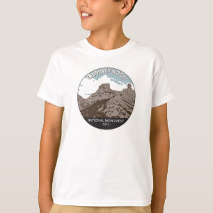 Chimney Rock National Monument Colorado Vintag  T-Shirt