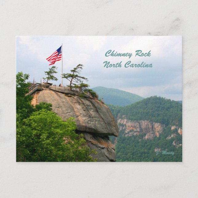 Chimney Rock Postkarte (Vorderseite)