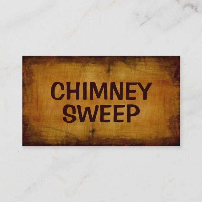 Chimney Sweep Carte de visite antique (Devant)