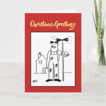 Chimney Sweep Weihnachtskarte