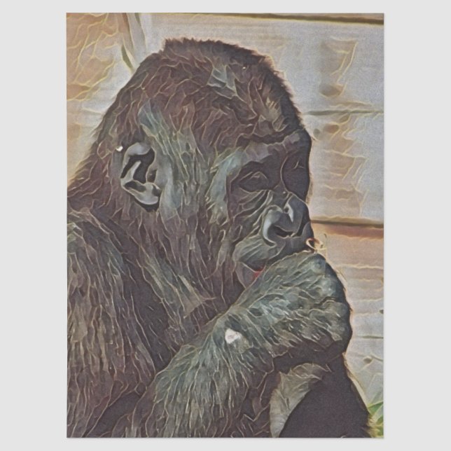 CHIMP ART SEIDENPAPIER (Vorderseite)