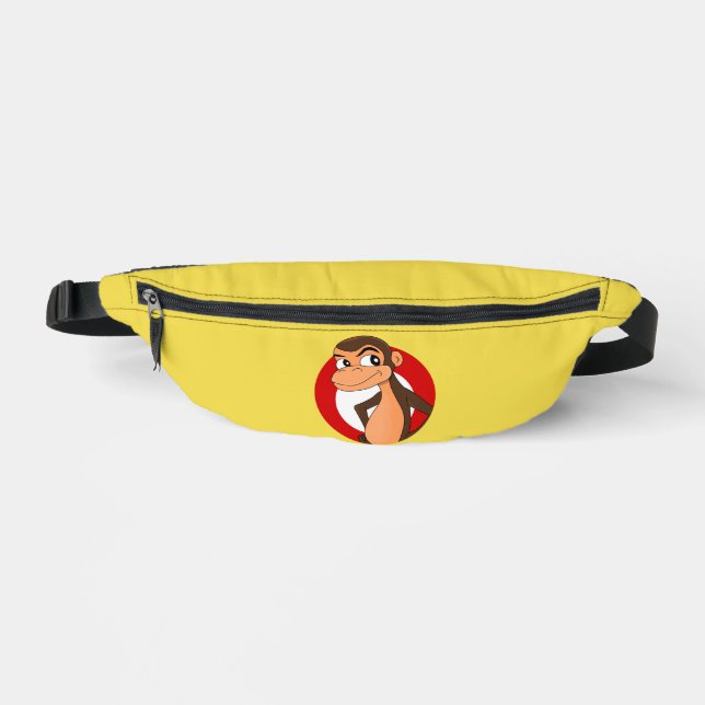  Chimp cartoon  Bauchtasche (Vorderseite)