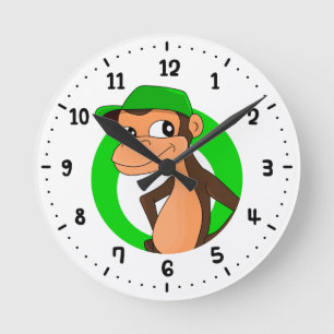 Chimp Cartoon rund um die Uhr
