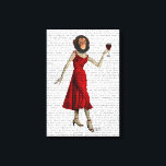 Chimp mit Wein Leinwanddruck<br><div class="desc">Unterhaltung und Freizeit</div>
