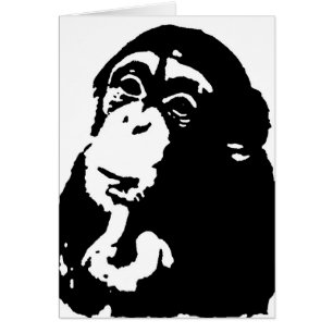 Chimpanzé Pop Art Thinking