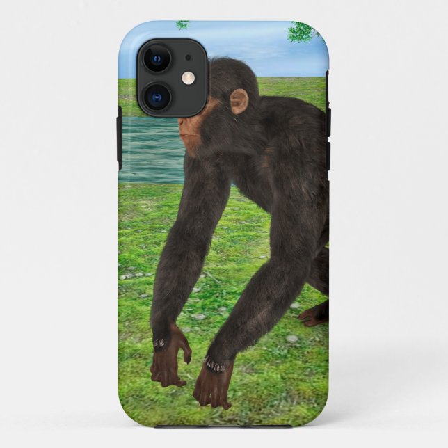 Chimpanzee Case-Mate iPhone Hülle (Rückseite)
