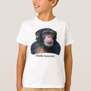 CHIMPANZEE II Wildlife Supporter T - Shirt