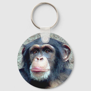 Chimpanzee Schlüsselanhänger
