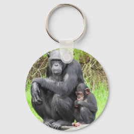Chimpanzee Schlüsselring Schlüsselanhänger