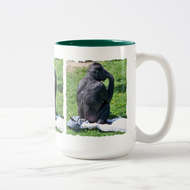 CHIMPANZEES ZWEIFARBIGE TASSE (Rechts)