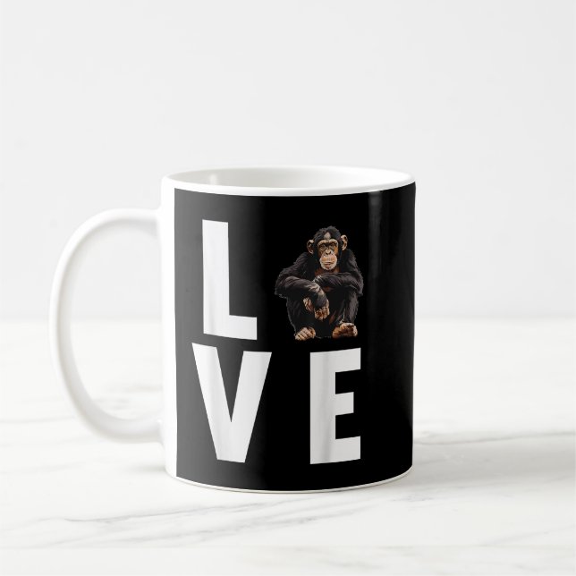 Chimpanzes Chimpanzee Kaffeetasse (Links)