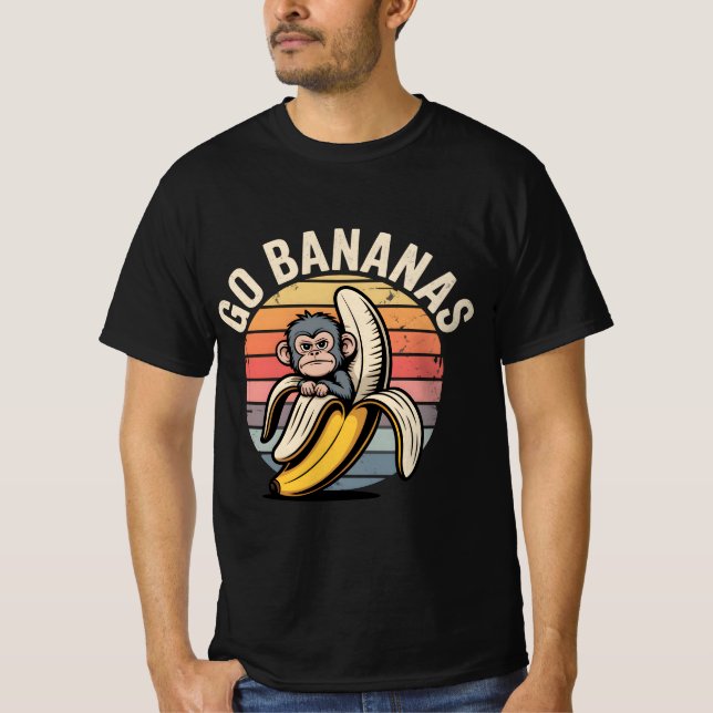 Chimpanzini Bananini Funny Oversified T-Shirt (Vorderseite)