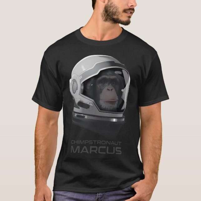 Chimpstronaut Marcus T-Shirt (Vorderseite)