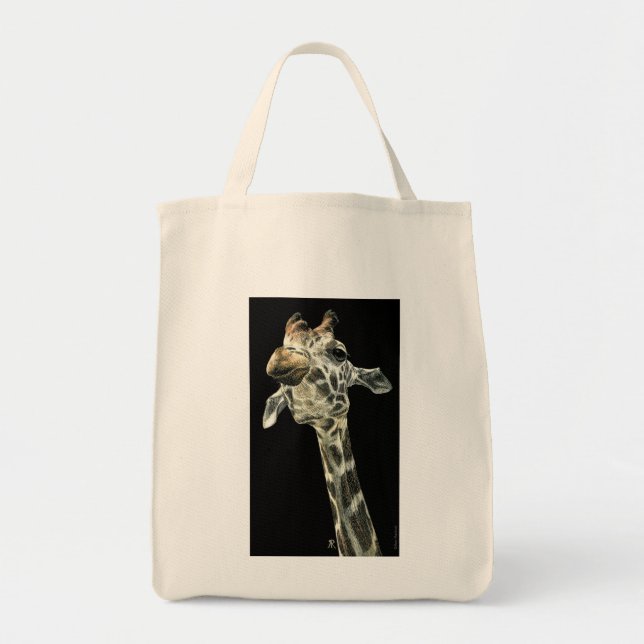 "Chin Giraffen-Taschen-Tasche oben" - Tragetasche (Vorne)