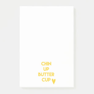 Chin herauf Butterblume   Spaß motivierend Post-it Klebezettel