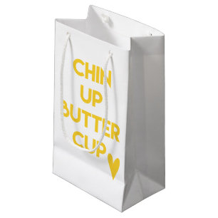 Chin herauf Butterblume   süßes motivierend Kleine Geschenktüte