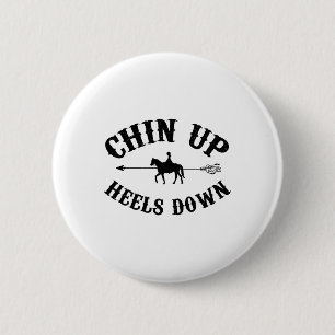 Chin Up Heelses Reitsport Reiten - Horseba Button