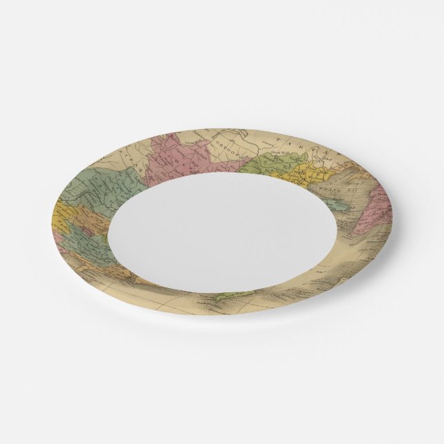 China 10 pappteller (Schrägansicht)