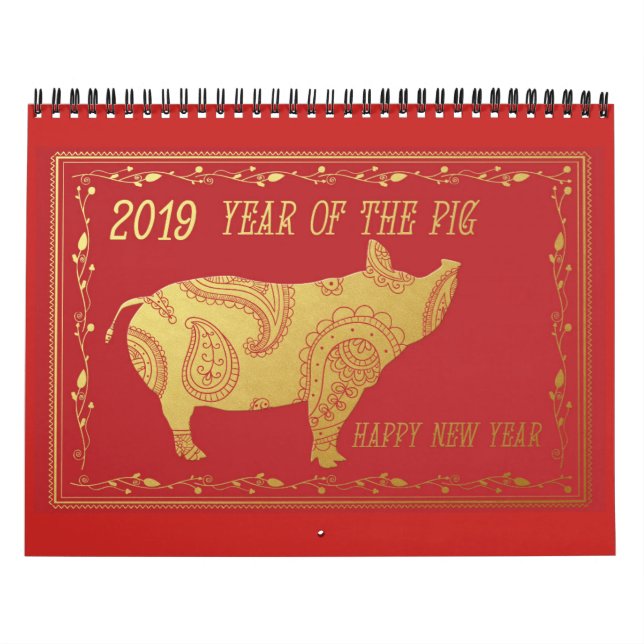 China 2019 kalender (Titelbild)