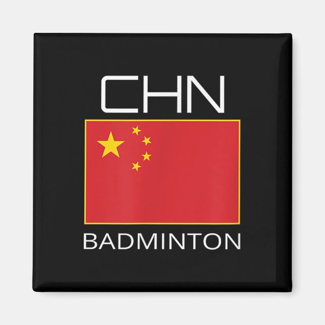 China Badminton Team Fan Geschenk Chinesisch Athle Magnet (Vorne)