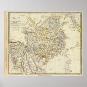 China, Birman Reich, Coch in der China, Siam Poster