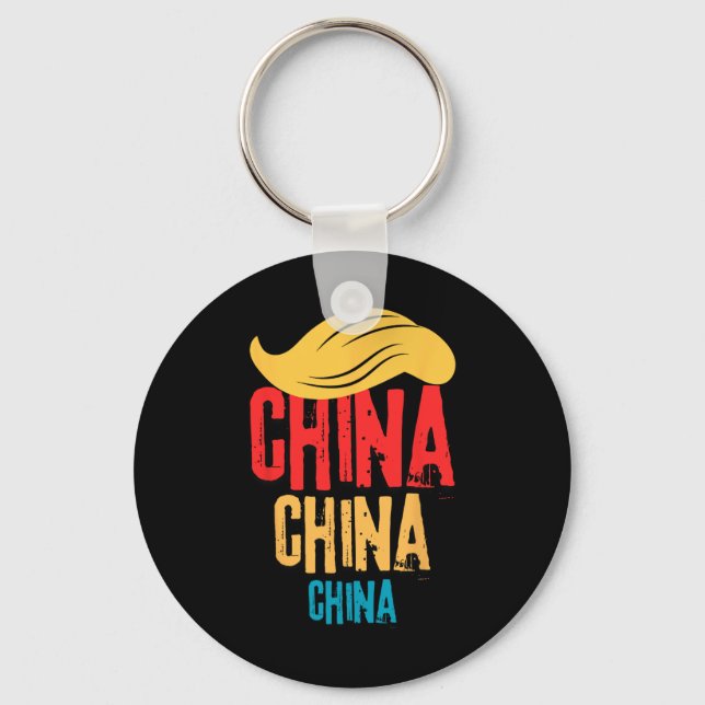 China China China Trump Rezession 2025 Schlüsselanhänger (Vorderseite)