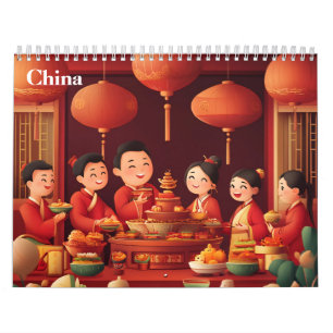 China Chinesisch 2027 Kalender