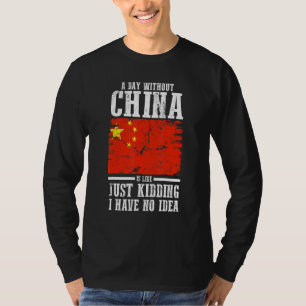 China Chinesische Flagge T-Shirt